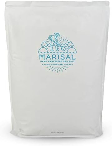 Marisal Hand-Harvested Natural Pure Sea Salt - Kosher - 22 Pound (10 KG) Food Service Size