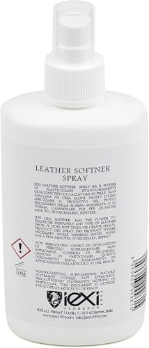 IEXI Leather Softner - Lederdehnerspray Gegen Enge Schuhe, 200ml Made in Italy - Dehnungsspray Schuhe - Instant-Stretch-Sprays machen echtes Leder (Glattleder, Wildleder, Nubuk)