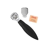 Credo Hornhauthobel BlackLine mit Raspelclip und 10 Ersatzklingen