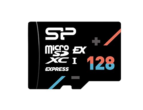 Silicon Power microSDXC Express Card 128GB Read up to 880MB/s Up to 700MB/s Write Compatible w/Switch 2 (Adapter NOT Included) SP128GBSTEI31V10