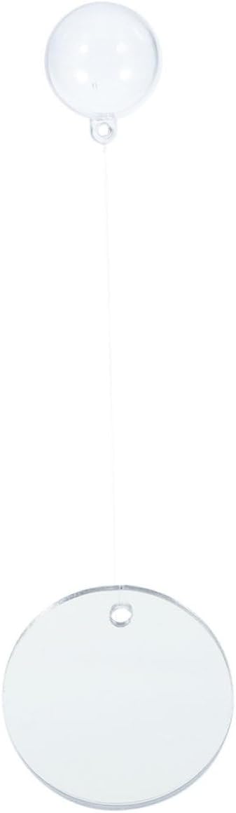 1set Betta Fish Mirror Toy Floating Training Mirror for Fish Tanks Decorative Double-Sided Betta Tank Compact and Aquarium Decoration