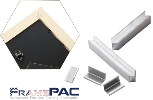 Image of V Nails for Hardwood Picture Frames - 15mm (9 /16 Inch) - [400 V-Nail Pack, Loose] - Ultra Strong Vnail Wedges for Picture Framing - Joining Picture Frame Corners