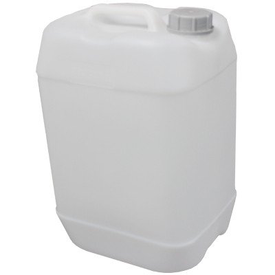 Air Sea Containers | 25L / 6.6 Gallon Natural Jerrican | Tamper Evident Screw Cap | Food Grade Quality | BPA Free | Perfect Container to Ship Chemicals & Liquids | Easy Stacking HDPE Containers