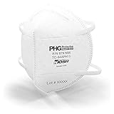 PHG PROTECTIVE HEALTH GEAR N95 Masks, NIOSH Certified, CDC Approved, MADE IN USA, ≥95% Efficient, Particulate Filtering Respirators, Medical Professionals & Personal Use, 20 Individually Wrapped Masks