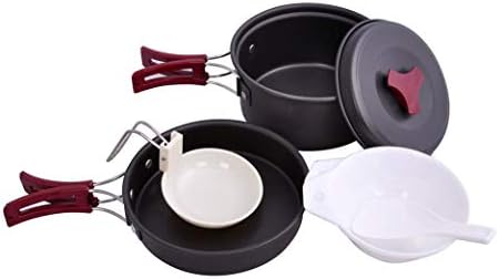 Free Camp C564-HA Anodize Alüminyum Yemek Seti, 520 g, Gri