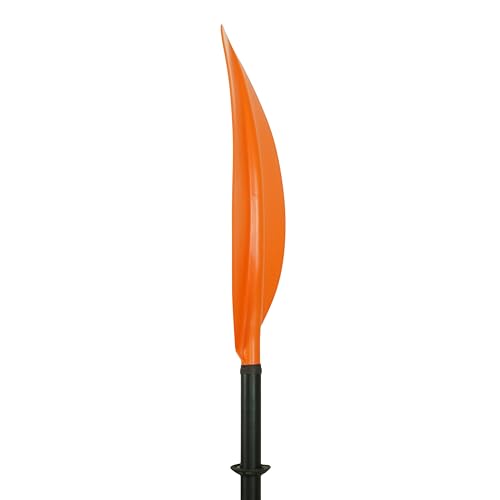 Image of Pelican- Standard Kayak Paddle - Aluminum Shaft and a Durable Polypropylene Blade - 0 /65 Blade Angle - with Drip Ring