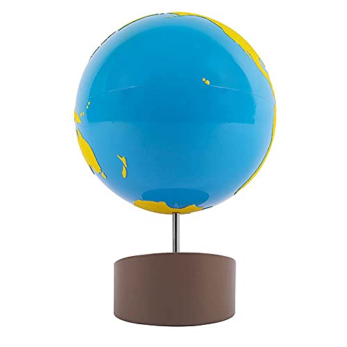 Montessori Continental Globe, Science and Cultural Geography, Materials, Continental Globe and Sandpaper Gloves, Early Education Supplies, Toy