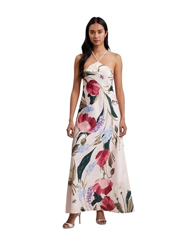 Robe maxi Ted Baker Almaria pour femme coupe en biais chic