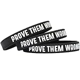SayitBands Three (3) Prove Them Wrong Wristbands