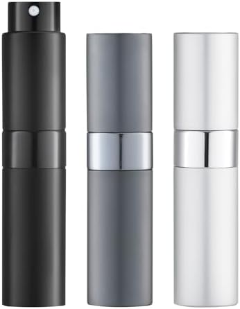 LISAPACK 8ml Travel Perfume Bottle Refillable, 3 PCS Cologne Atomizer Spray