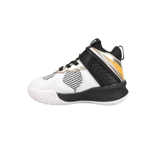 AND1 Toddler Boys Ballistic Slip On Basketball Sneakers Shoes - White - Size 8 M3