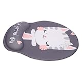 Repose-poignet pour souris : cet ensemble convient aux employés de bureau, aux joueurs, aux étudiants, aux cafés, etc. tapis de souris avec repose-poignet