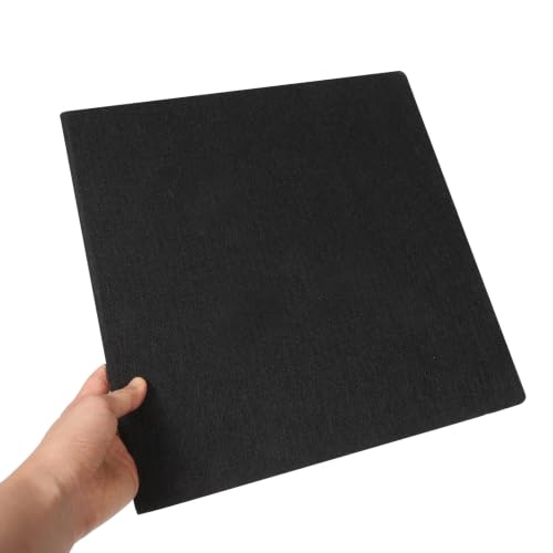 Abaodam 12pcs Paneles Acústicos Autoadhesivos Almohadillas para Aislamiento Sonoro para Habitaciones y Oficinas Pequeñas y Medianas, Poliéster Negro miniatura 7