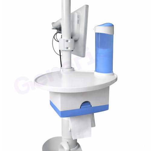 Image of Dental 3 in 1 Utility tray with Dispenser Water Cup Holder, Tissue Box & Utility Tray for Dental Implant of dental chair parts (Pack of 1 / COLOR AS PER AVAILBILITY)