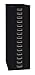 Produktbild Bisley MultiDrawer, 39er Serie, DIN A4, 15 Schubladen, Metall, 633 Schwarz, 38 x 27.9 x 86 cm