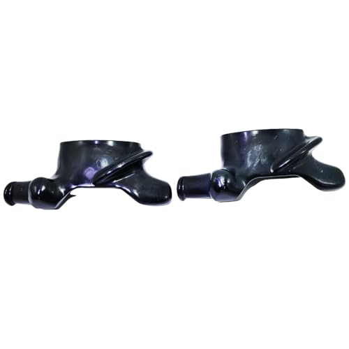 Image of Tire Changer Duck Head 4-120129B Fit for Corghi Hunter TCX MTS Tire Changers, Wing Style Black Plastic Duck Head for Workshop Tire Changer Replace, 2 PCS
