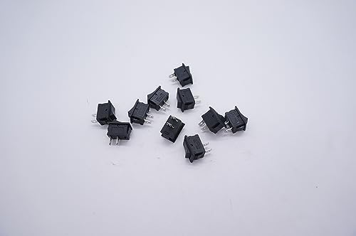 Taiss 10 pezzi Interruttore a Bilanciere SPST