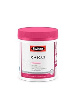 SWISSE - Integratore Omega 3 IFOS 5 Stelle, 200 Capsule Molli, Integratori con 1500mg Olio di Pesce e Vitamina E, 233mg EPA 135mg DHA per Dose, Supporta la Funzione Cerebrale e Cardiaca, Made in Italy