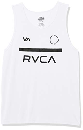 RVCA Sport Mid Bar Tank White Medium