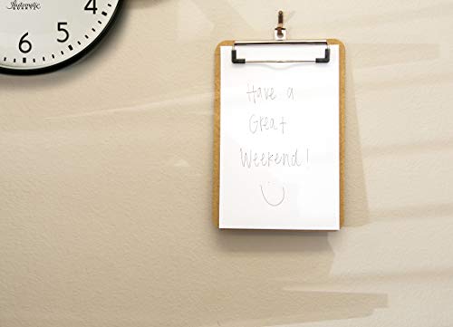 Mini Clipboard 6" X 9" (Set Of 30) Memo Clipboard | Small Clipboards 6X9 With Low Profile Clip, Mini Clipboards 6X9, Little Clipboards Half Size, Bulk Cipboards For Classroom Supplies & Office #TOP4