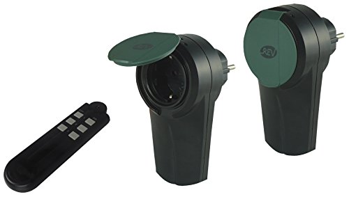 Preisvergleich Produktbild REV 00836914 Außen-Funk-Schalt-Set IP44, schwarz-grün