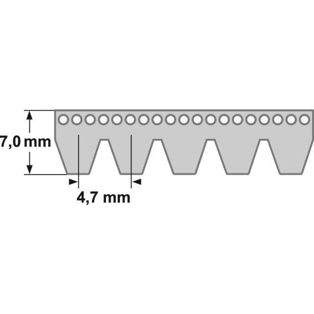 Correa trapezoidal 19 PL 2997 Top Industrieteile