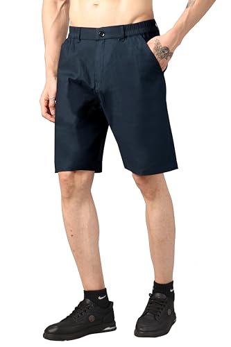 Image of RynoGear Linen Blend Shorts for Men || Shorts Pant for Men || Casual Shorts for Man