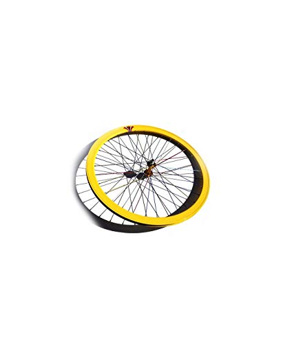 Riscko Wonduu 003l Rueda Delantera Bicicleta Personalizada Fixie Talla L Morado Oscuro