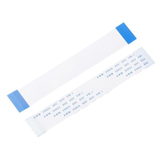 Generic Flexible Flat Cable,100mm 1mm Pitch 15 Pins FPC FFC Flexible Ribbon Cable for LCD TV Car Audio DVD Player 10Pcs (A Type)