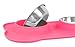 INTERNET'S BEST Bone Dog Bowl Set - Double Stainless Steel Food and Water Bowls with Non-Slip Silicone Stand - No Spill Pet Feeding Station - Durable Dog Dish Holder Set - Small, Pink
