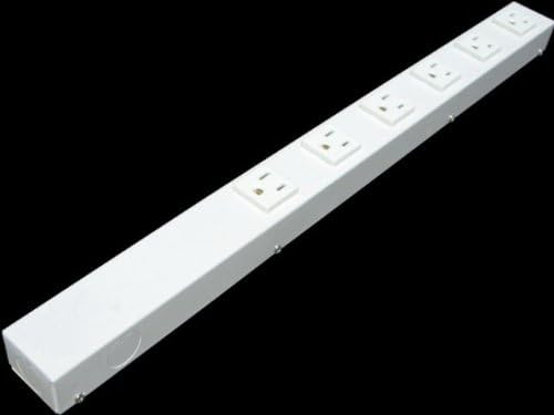 20 in Hardwired Outlet Strip, White, EPS-H02006NVW