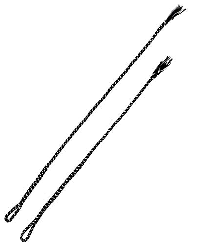 Jack's 461-XL Popper Snapper for Whip Black & White - 12 in.