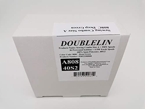 Combo de hilo de coser DOUBLELIN Size A 36 Bobinas + 4 Hilos miniatura 2