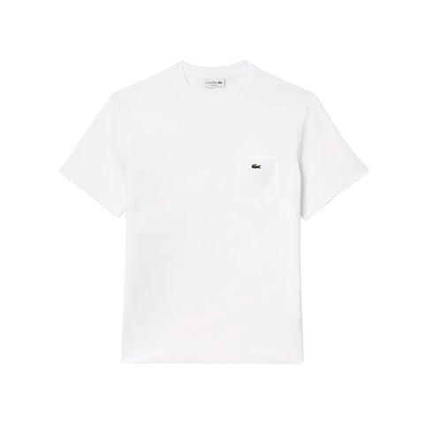 Image of Lacoste Men's Cotton T-shirt with Breast Pocket
