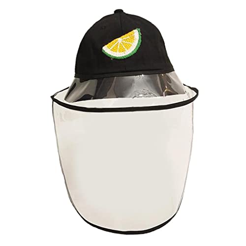 Lyla Baby Double Protection Hat with Face Cover Dustproof Anti-Spitting Black-L|Clothing Shoes & Accessories | Kids Clothing Shoes & Accs | Girls Accessories