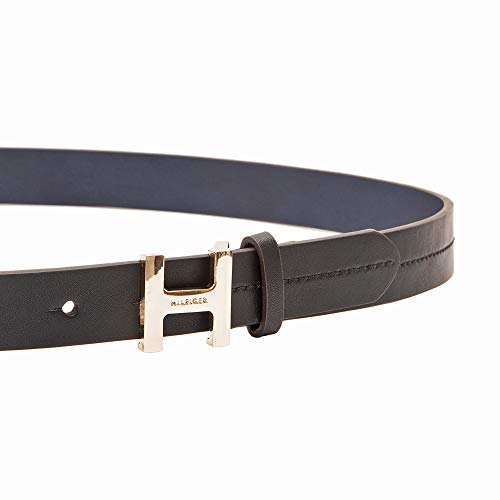 Tommy Hilfiger Women's H Monogram Plaque Buckle Slim Width Casual Belt for Jeans, Trousers and Dresses3