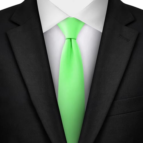 Image of Jacob Alexander Men's Skinny Width 2 inch Solid Color Tie