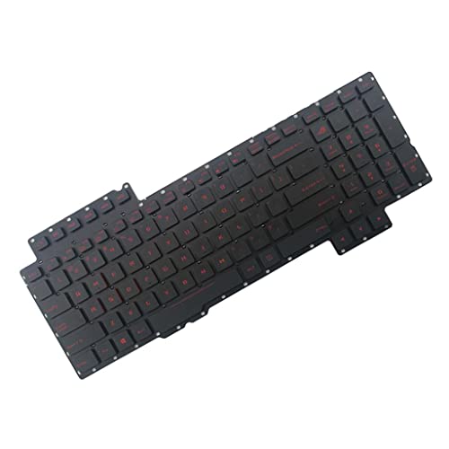 Kit clavier disposition américaine rétroéclairé QWERTY pour ordinateur