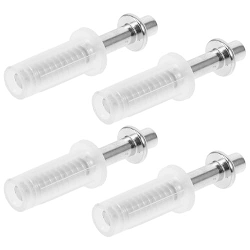 TEHAUX Kit de herrajes para puertas bifold 4 piezas con bisagra superior para puertas corredizas de clóset juego de reparación pivot metálico para almacenamiento y reemplazo de gabinete miniatura 1