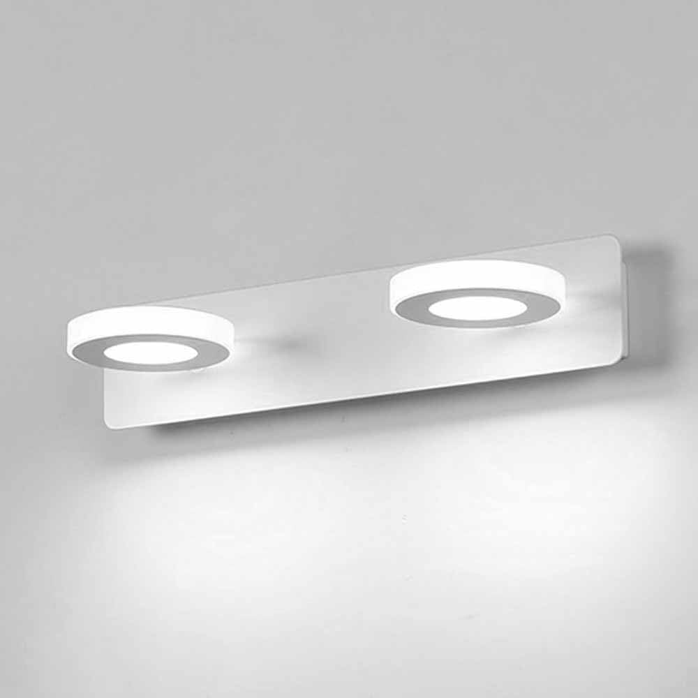 BKSXSOP Modern LED Bathroom Vanity Light Fixture - 360° Rotatable Acrylic & Metal Wall Sconce Versatile for Bedroom, Living Room, Dining Hallway, Porch Stairs