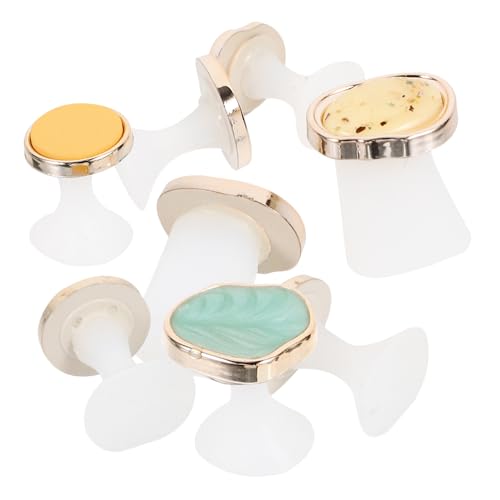 WRITWAA 8Pcs Silicone Toe Separators for Nail Polish Reusable Foot Separators for Women Comfortable Tools for Home and Salon Use Design for