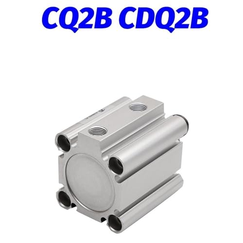 Cilindro compacto CDQ2B32-20DZ SMC compatible de doble efecto con carrera de 20mm 3