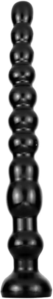 Amazon.com: 2 Styles of Black Anal Beads with Suction Cup，Long Butt ...