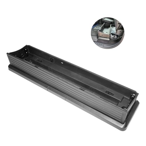 ANTS PART Upgraded Folding Under Rear Seat Storage Box for 2015-2024 Ford F150 Under Seat Cargo Storage Box