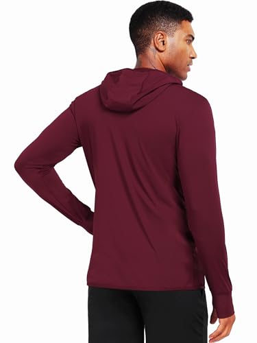 NELEUS Men's Workout Fishing Shirts UPF 50+ Light Jacket Full Zip Sun Protection Long Sleeve Hoodie for Men Hiking2