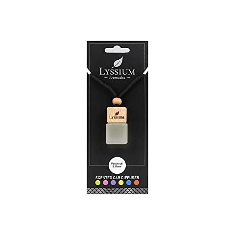 Lyssium Aromatics Car Air Diffuser. Fragrant Air Freshener With Patchouli & Rose Smell For Cars, Wardrobes, Drawers & Home. Perfect Car Accessories for Men & Women Cover