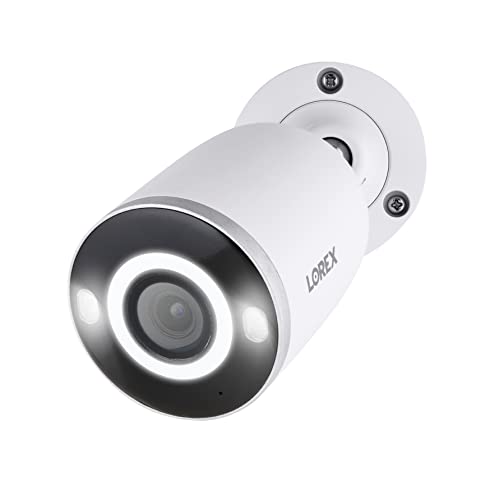 Lorex 4K Deterrence Bullet Ai Poe Ip Wired Add-On Metal Home Security Camera - Smart Security Lighting, Color Night Vision, And Smart Motion Detection Plus #TOP7