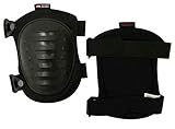 McGuire-Nicholas 343-KP Tactical Knee Pads, Heavy Duty Foam Lined Knee Pads, Dual-Buckle Closure, Black,Black