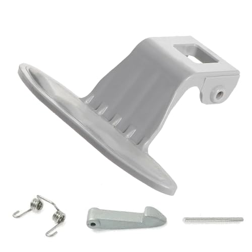 TALENTEC home - Kit Completo Tirador Puerta Lavadora Compatible con LG | Ref. MEB61841201 | Plástico ABS | Color gris | Listado Modelos Compatibles | 1 Unidad
