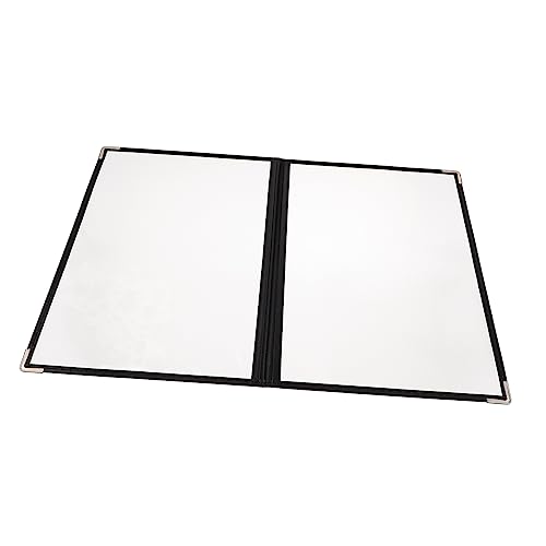 1Pc Transparent PVC Menu Cover Binder Looseleaf Folder for Kitchen Restaurant Supplies Easy to Clean for Menus Price Lists